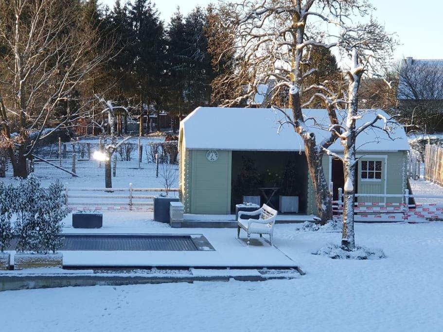 Pine Cottage- 5 Minutes Francorchamps - Charme -Piscine-Calme-Jardin Sart  エクステリア 写真